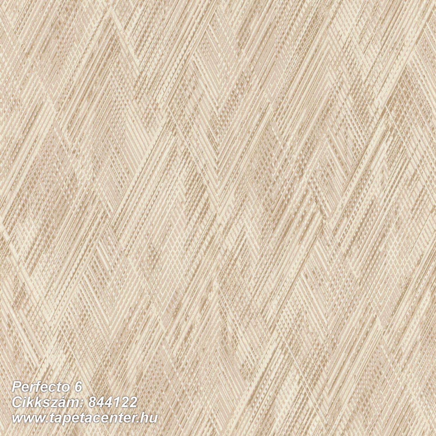 Egyszínű,geometriai mintás,textil hatású,barna,bézs-drapp,lemosható,vlies tapéta 